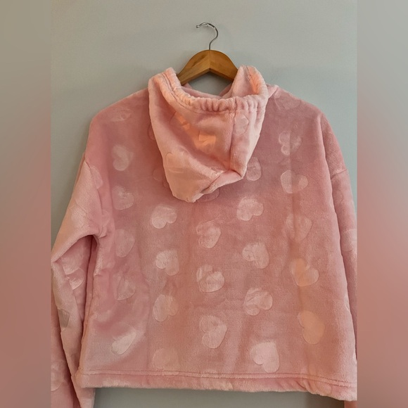 Sanrio Kuromi and My Melody Hearts Pink Hoodie XSmall NWT - Picture 9 of 12